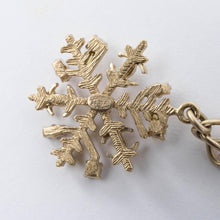 Chanel Gold Snowflakes & Snowmen Charms Chain Belt
