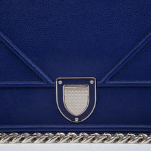 Dior Cobalt Grained Calfskin Large Diorama Bag