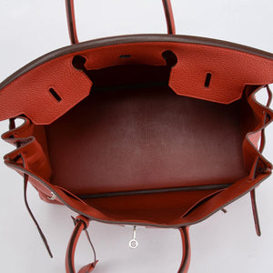 Hermes Sienne Clemence Leather 40cm Birkin