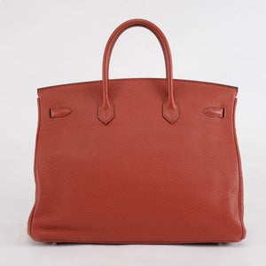 Hermes Sienne Clemence Leather 40cm Birkin