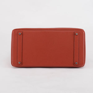 Hermes Sienne Clemence Leather 40cm Birkin