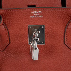 Hermes Sienne Clemence Leather 40cm Birkin