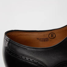 John Lobb Black Towcester Brogue Shoes