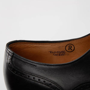John Lobb Black Towcester Brogue Shoes