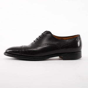 John Lobb Black Towcester Brogue Shoes