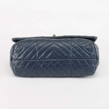 Lanvin Navy Chevron Quilted Happy Bag