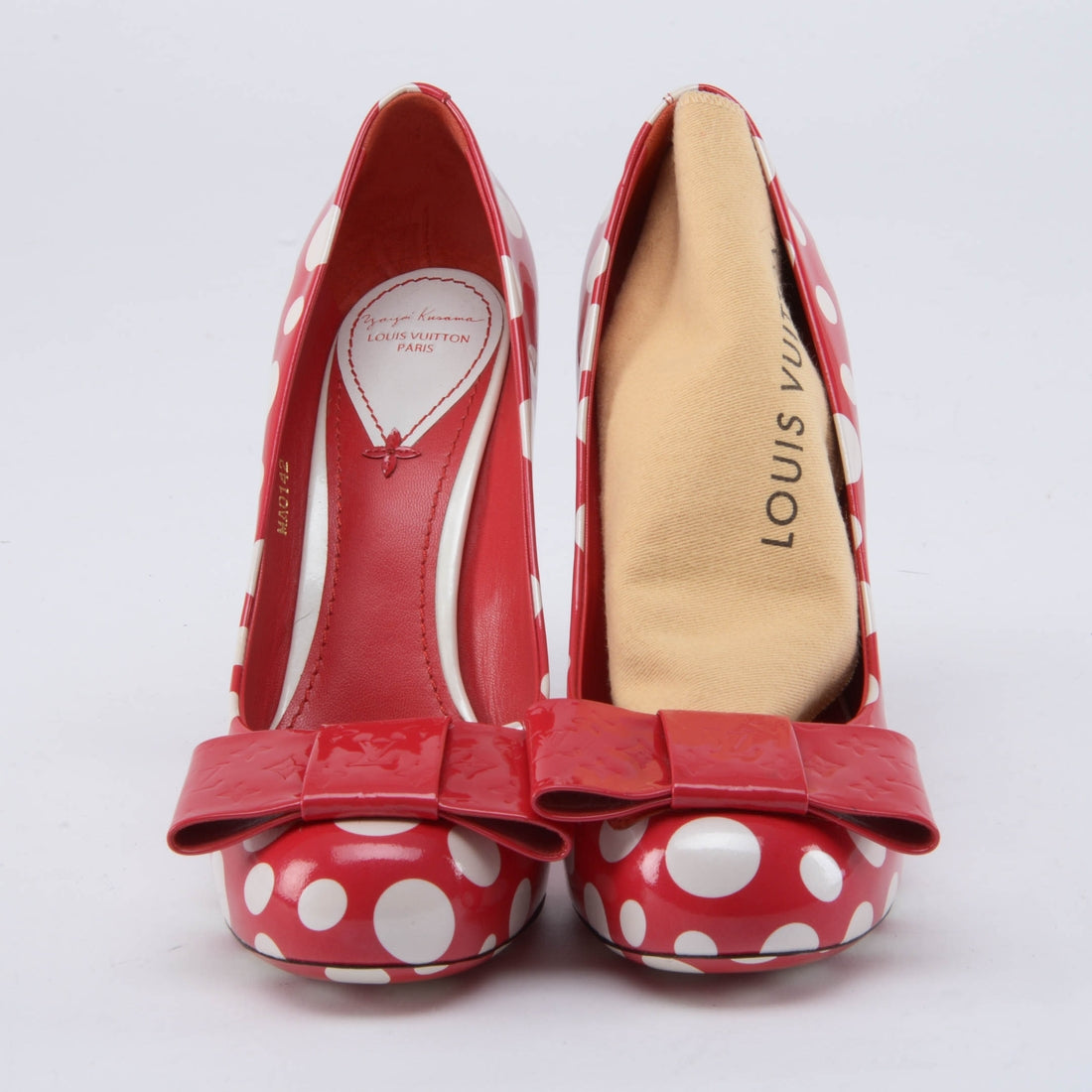 Louis Vuitton Yayoi Kusama Red & White Polka Dot Heels