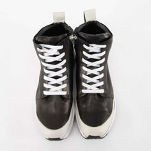 Masahiko Maruyama Black & White Hightop Trainers