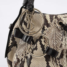 YSL Snakeskin Ring Embellished Shoulder Bag