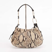 YSL Snakeskin Ring Embellished Shoulder Bag