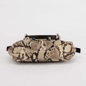 YSL Snakeskin Ring Embellished Shoulder Bag