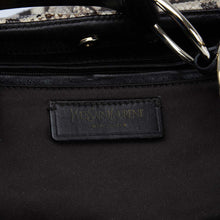 YSL Snakeskin Ring Embellished Shoulder Bag