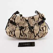 YSL Snakeskin Ring Embellished Shoulder Bag