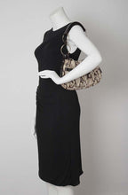 YSL Snakeskin Ring Embellished Shoulder Bag